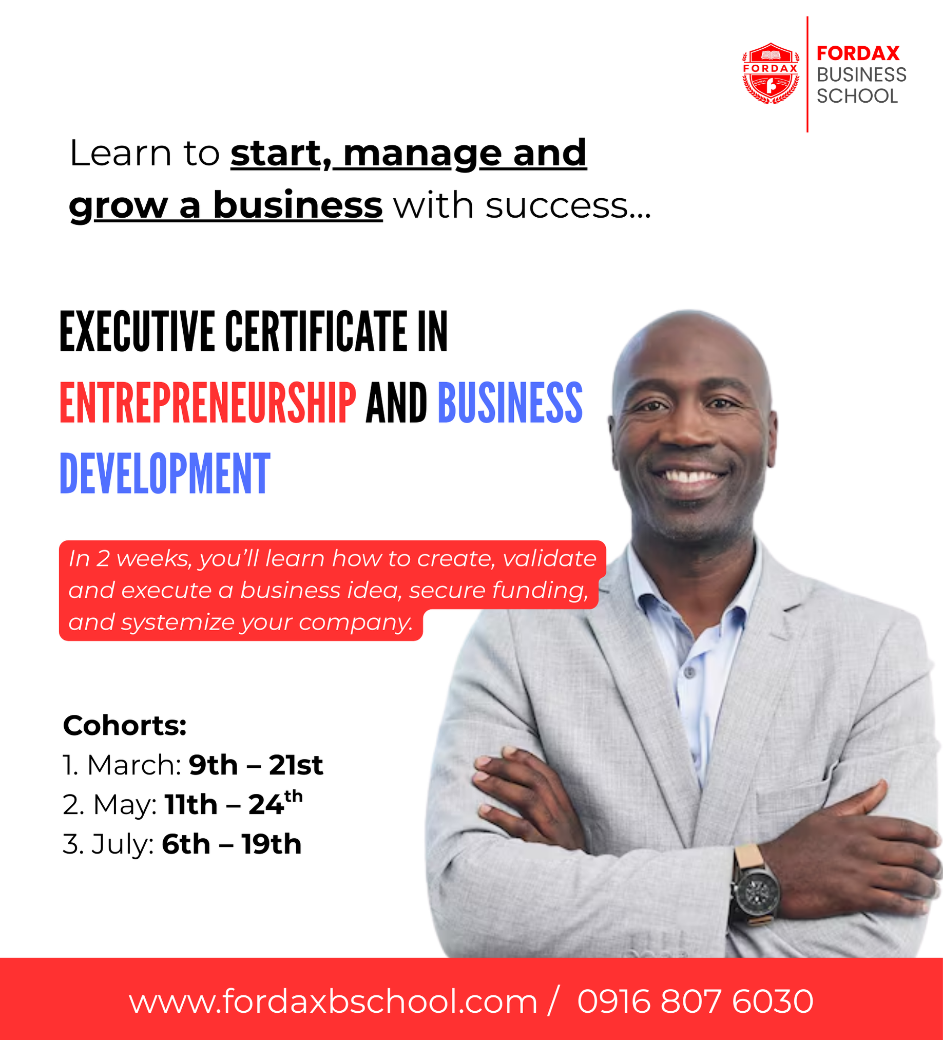 Executive Certificate Entrepreneurship And Business Development